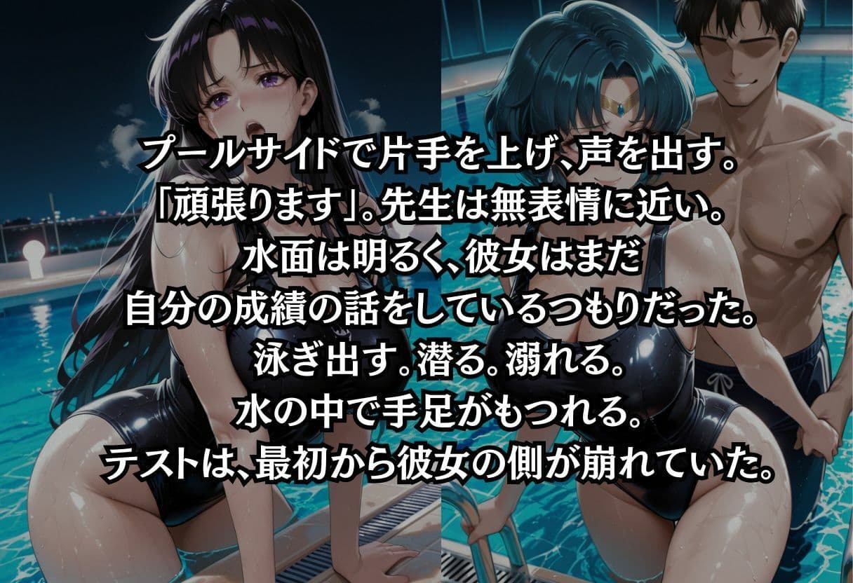 水泳性活  テストでまさかの罰ゲーム？（セー〇ームーン偏） サンプル2