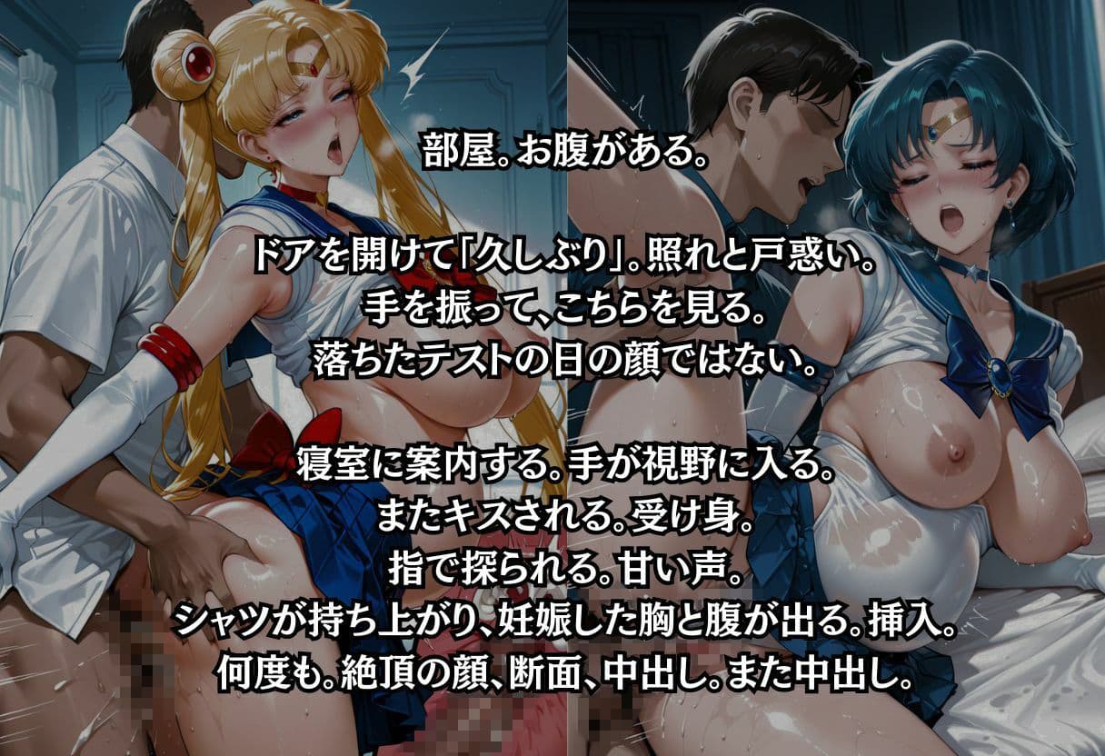 水泳性活  テストでまさかの罰ゲーム？（セー〇ームーン偏） サンプル8