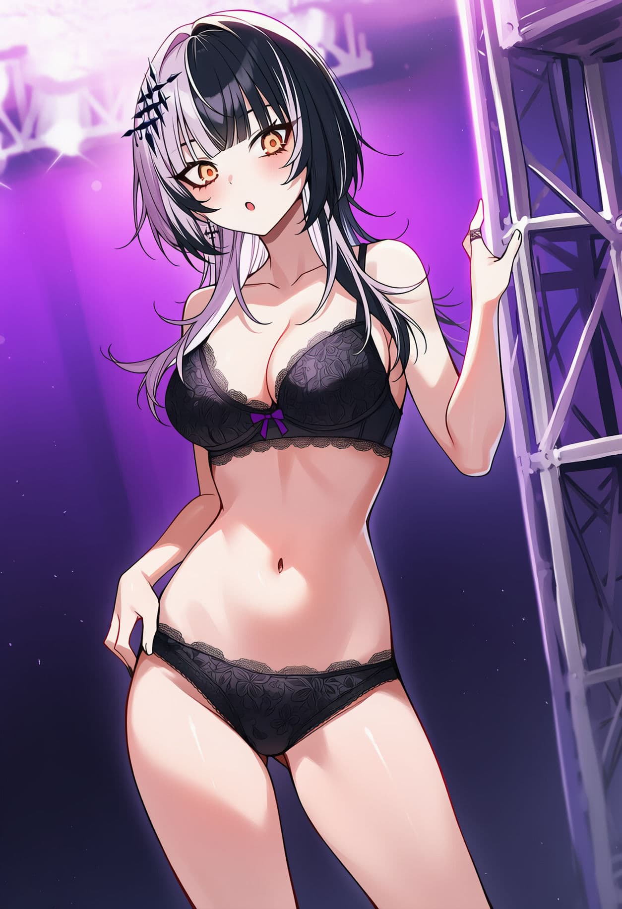 【買い切り版】バーチャル衣装故障で羞恥シオリ（English translation included） サンプル6