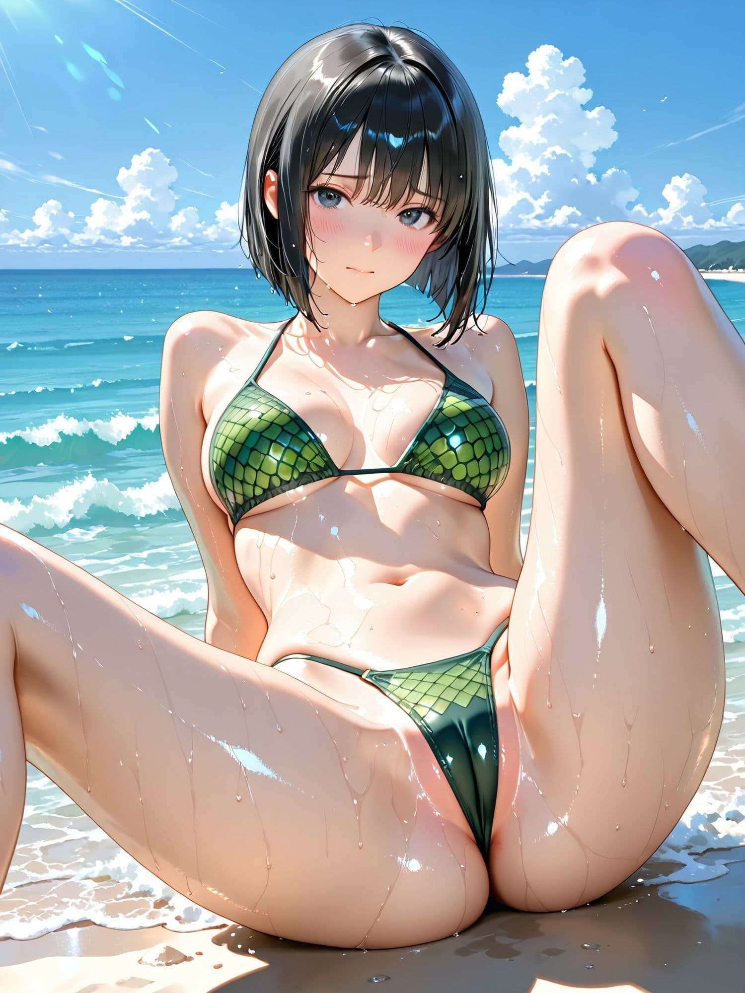 アニマルビキニの女の子 サンプル4