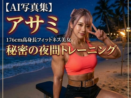 麻美（あさみ）176cm長身フィットネス美女の極密夜トレ〜夜景のビーチで汗ばむ極上アスリートボディ〜