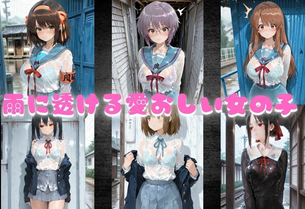 透け服女の子  雨の日の誘惑 サンプル9