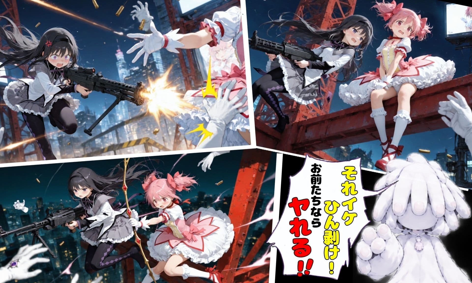 悪い手VSまどか＆ほむら サンプル3
