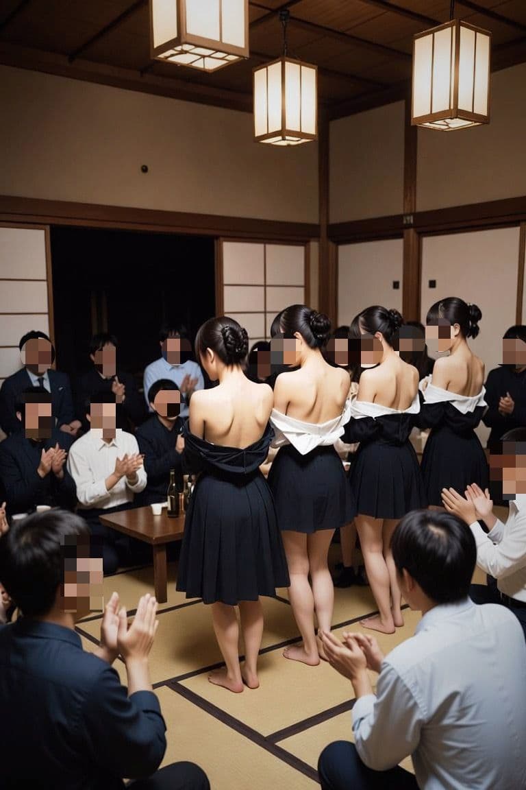 エロい宴会ゲーム開幕 巨乳美少女が次々に服を脱ぎ捨てる サンプル7