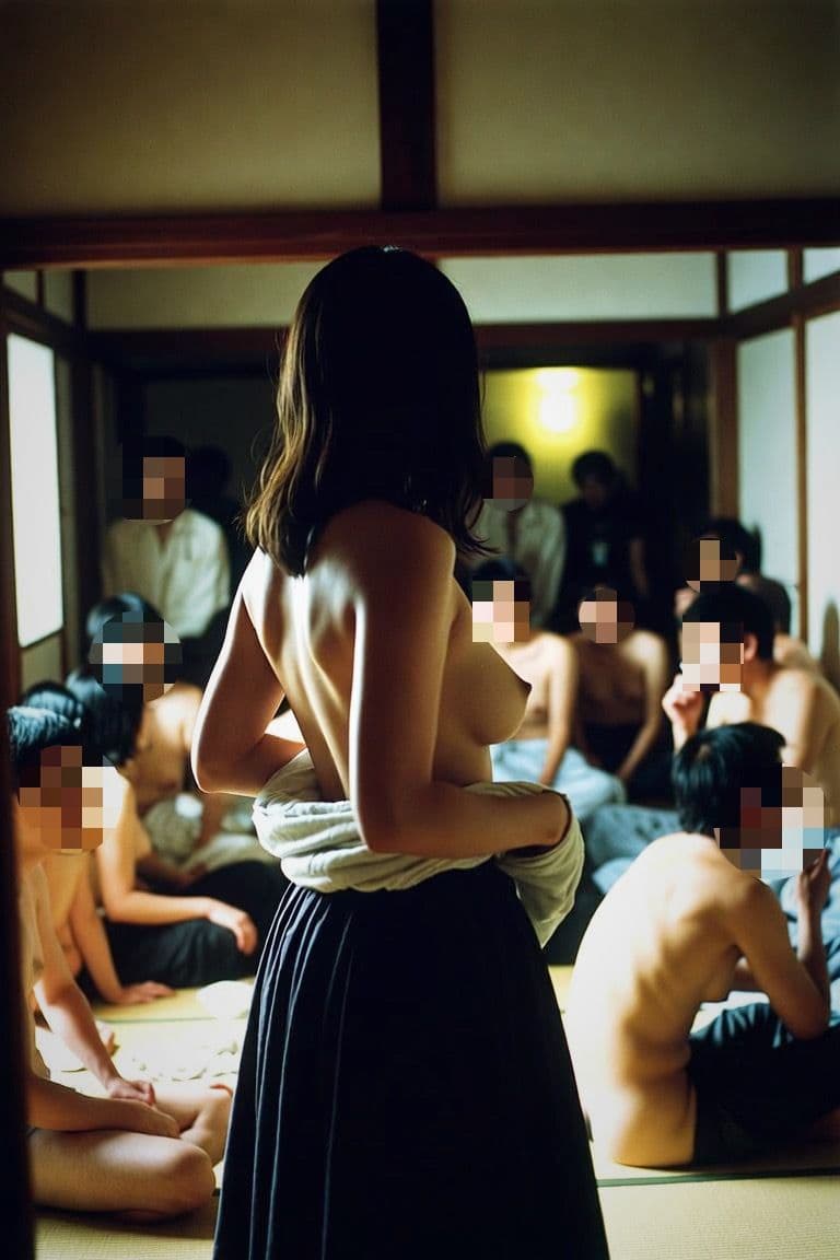 エロい宴会ゲーム開幕 巨乳美少女が次々に服を脱ぎ捨てる サンプル8