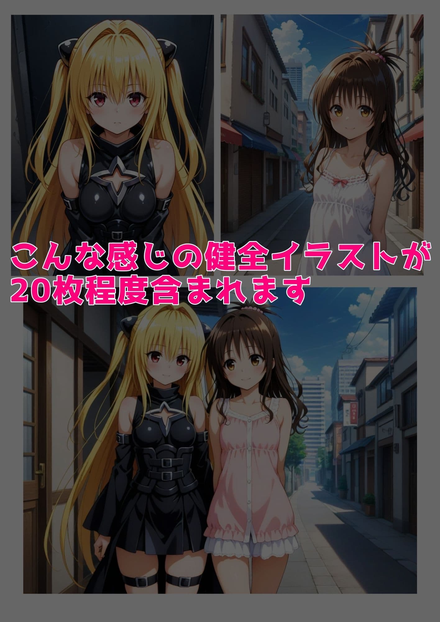 ヤミちゃんと美柑ちゃん怪しいマッサージイラストCG集 サンプル8