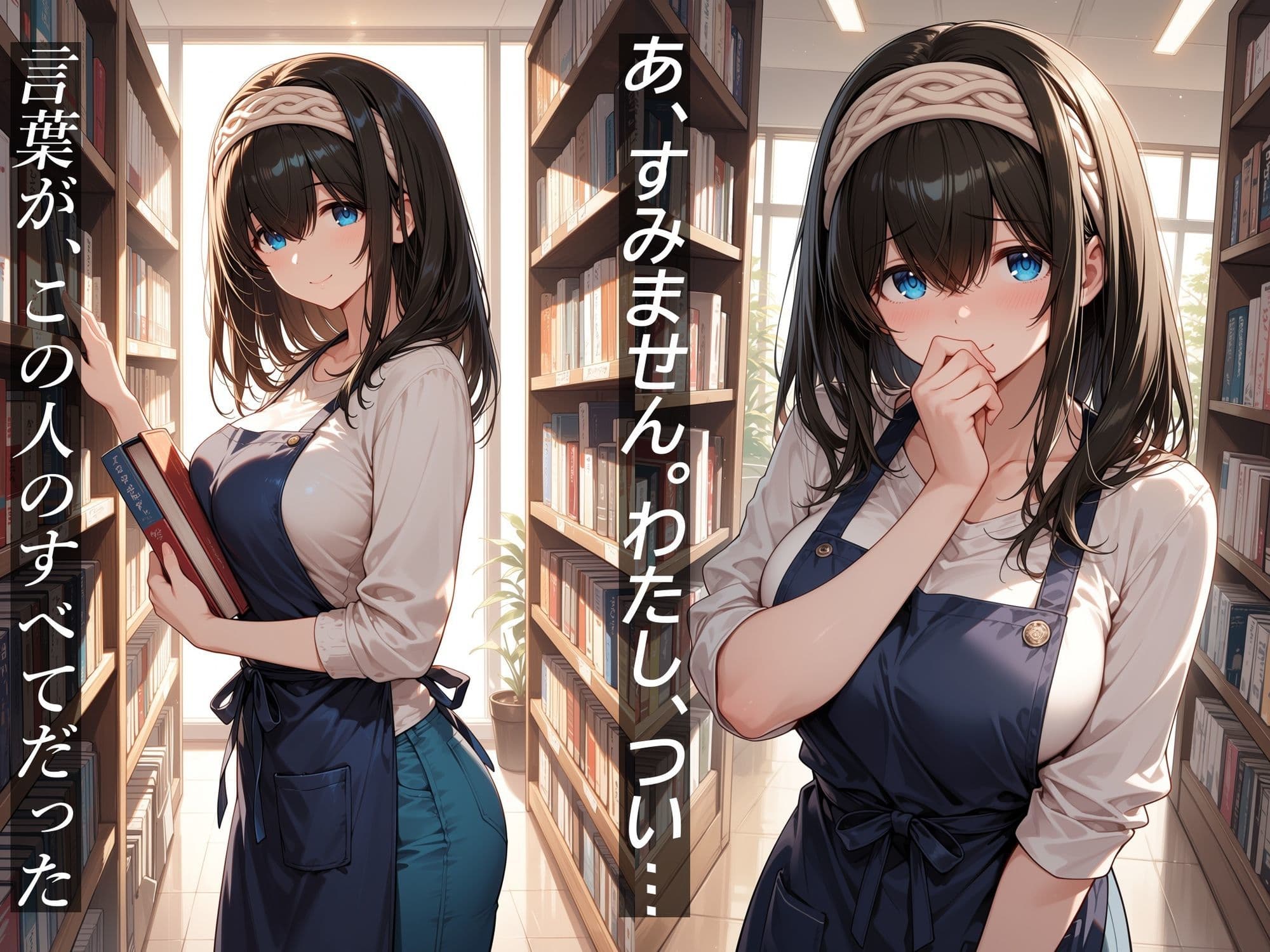 イケナイ関係 〜物静かな巨乳読書家 鷺〇文香が言葉を失い中出し漬けになるまで〜 サンプル2