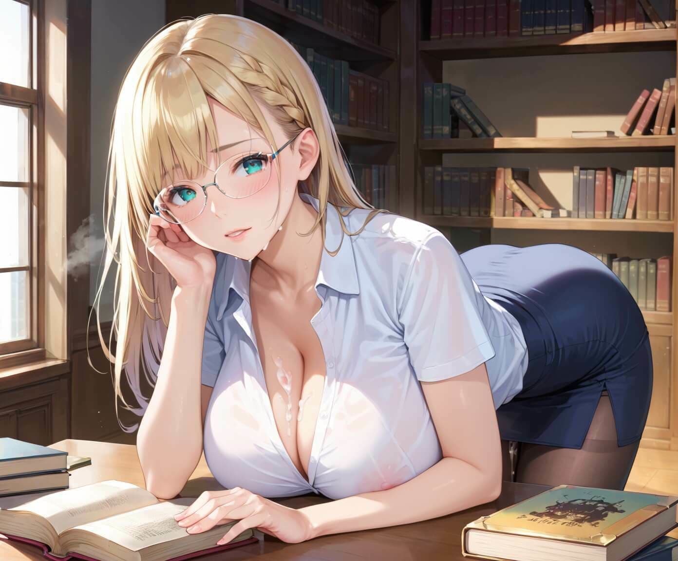 司書のドエロお姉さんがヤバすぎる！【豪華CG490枚】 サンプル7