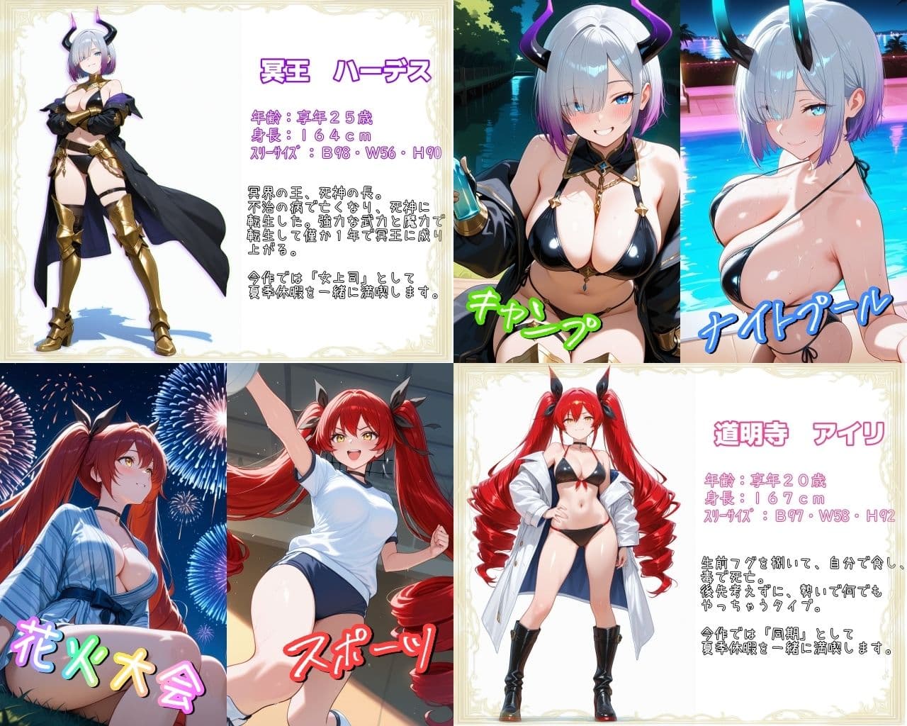 ［ゴウェザフざえもんR］夏夢休華〜死神たちのオフシーズン〜 サンプル3