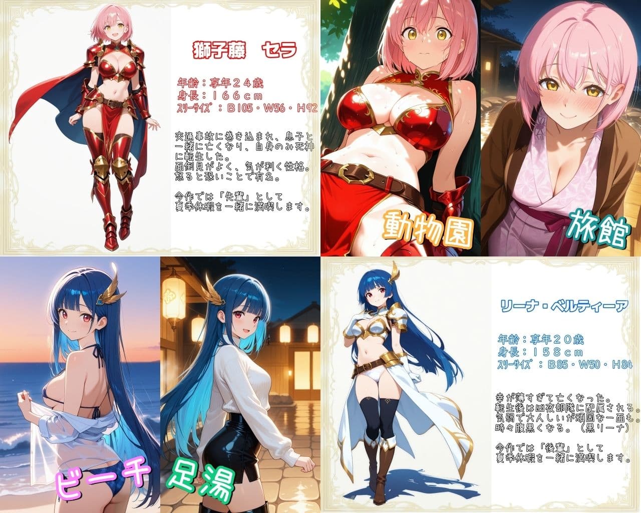 ［ゴウェザフざえもんR］夏夢休華〜死神たちのオフシーズン〜 サンプル4