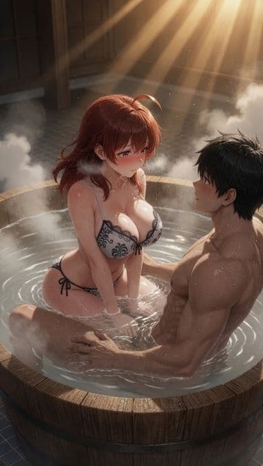 2.5次元スケベ美女豪華3本セット。湯けむり温泉×POV視点SEX。 サンプル3