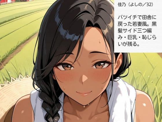 田舎の年上ハーレム【農業編】〜移住先の熟女三人に毎日搾られる田舎暮らし〜巨乳人妻・爆乳未亡人と中出し サンプル1