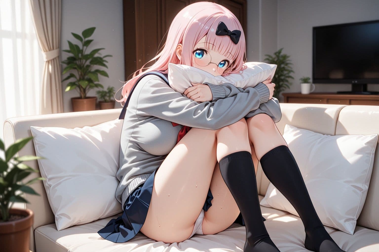 彼女の淫らな夜 〜秘密の放課後〜 か〇や様は告らせたい サンプル1