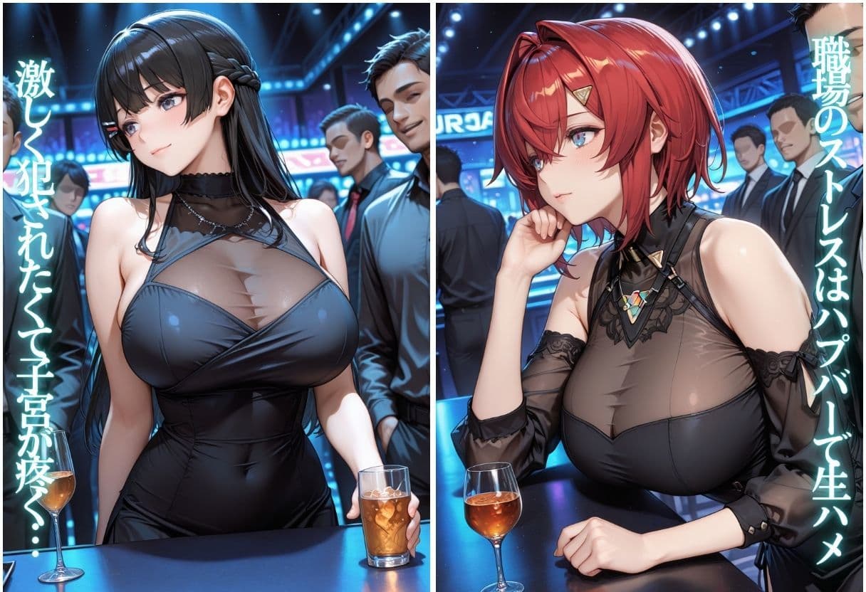 痴女の秘密のハプバーNight〜男たちを食い尽くす乱交プリンセス〜Vol.4 サンプル4