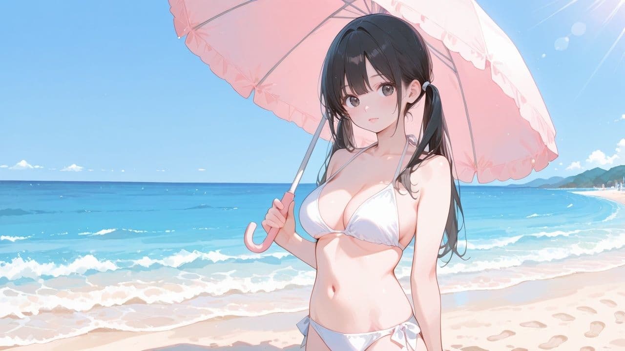 秘密の夏の思い出〜岩陰に隠れて大声で青姦SEXしちゃった夏〜 サンプル3