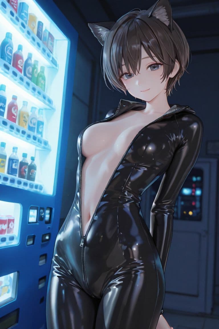 猫耳キャットスーツ サンプル1