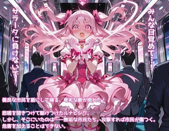 魔法少女ルナピンク第二話「市民に敗北！ルナピンクの絶体絶命」 サンプル1