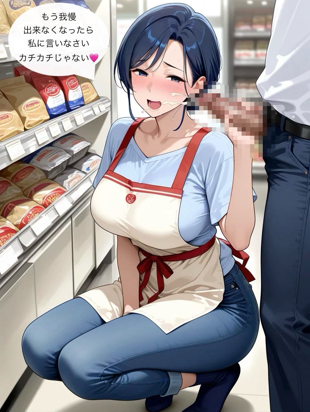 スーパーで働くパート美人妻 サンプル2