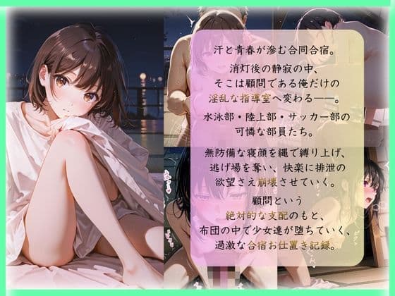 顧問の俺だけが知ってる…布団の中の彼女たち ー合宿中の淫乱指導 サンプル2