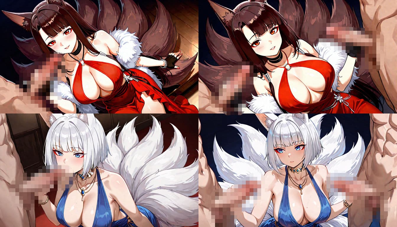 【アズールレーン】パーティドレス手コキGIF集2 サンプル2