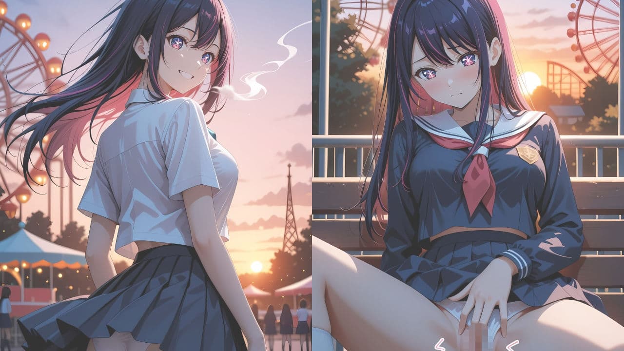 【4K高画質453枚】あの子とヤりたい。〜星〇ア〇 キラキラアイドルのどエロな裏顔〜 サンプル1