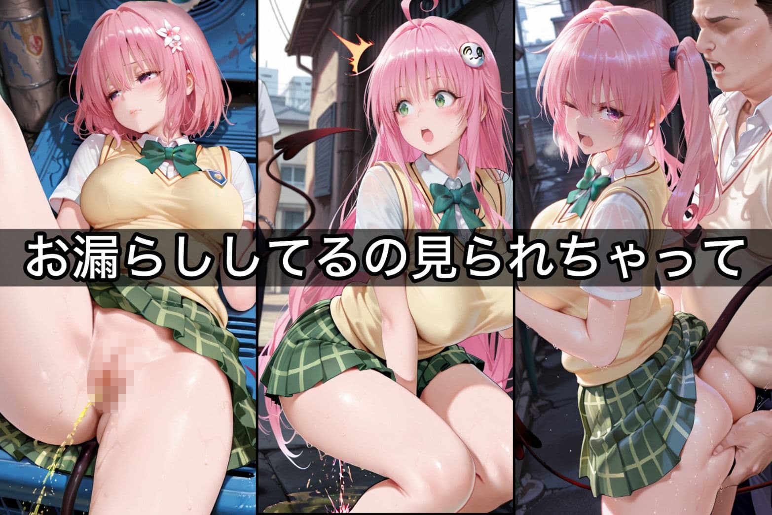 お漏らししちゃって、おま〇こいっぱい犯●れた話2 サンプル1
