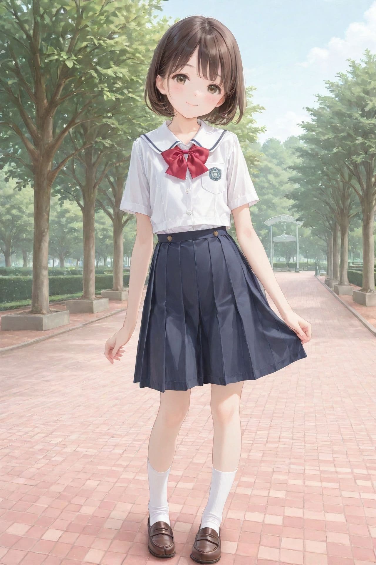 【動画】つるぺた女子校生放課後さんぽ サンプル1