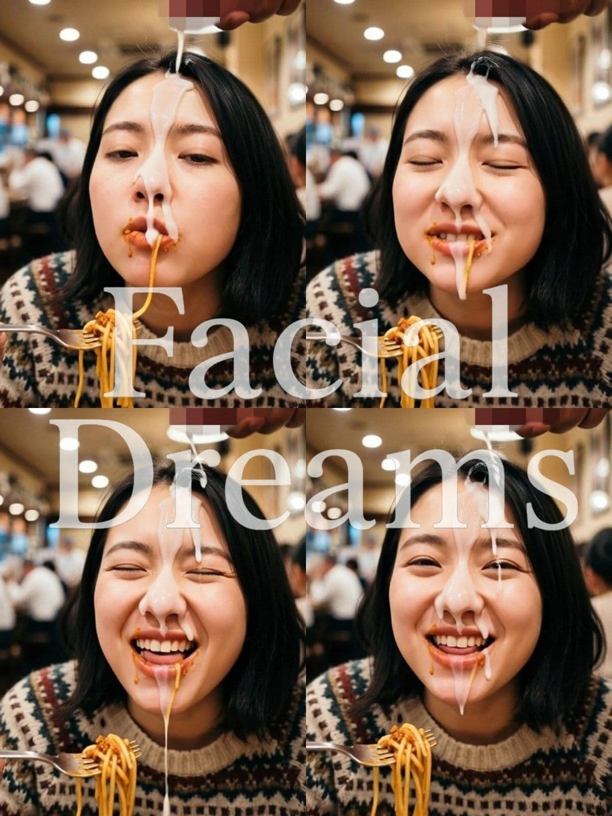 【顔射主義】Vol.8  食事編 33食分の顔射の瞬間を丁寧に描き出した写真集 Vol.8 サンプル7