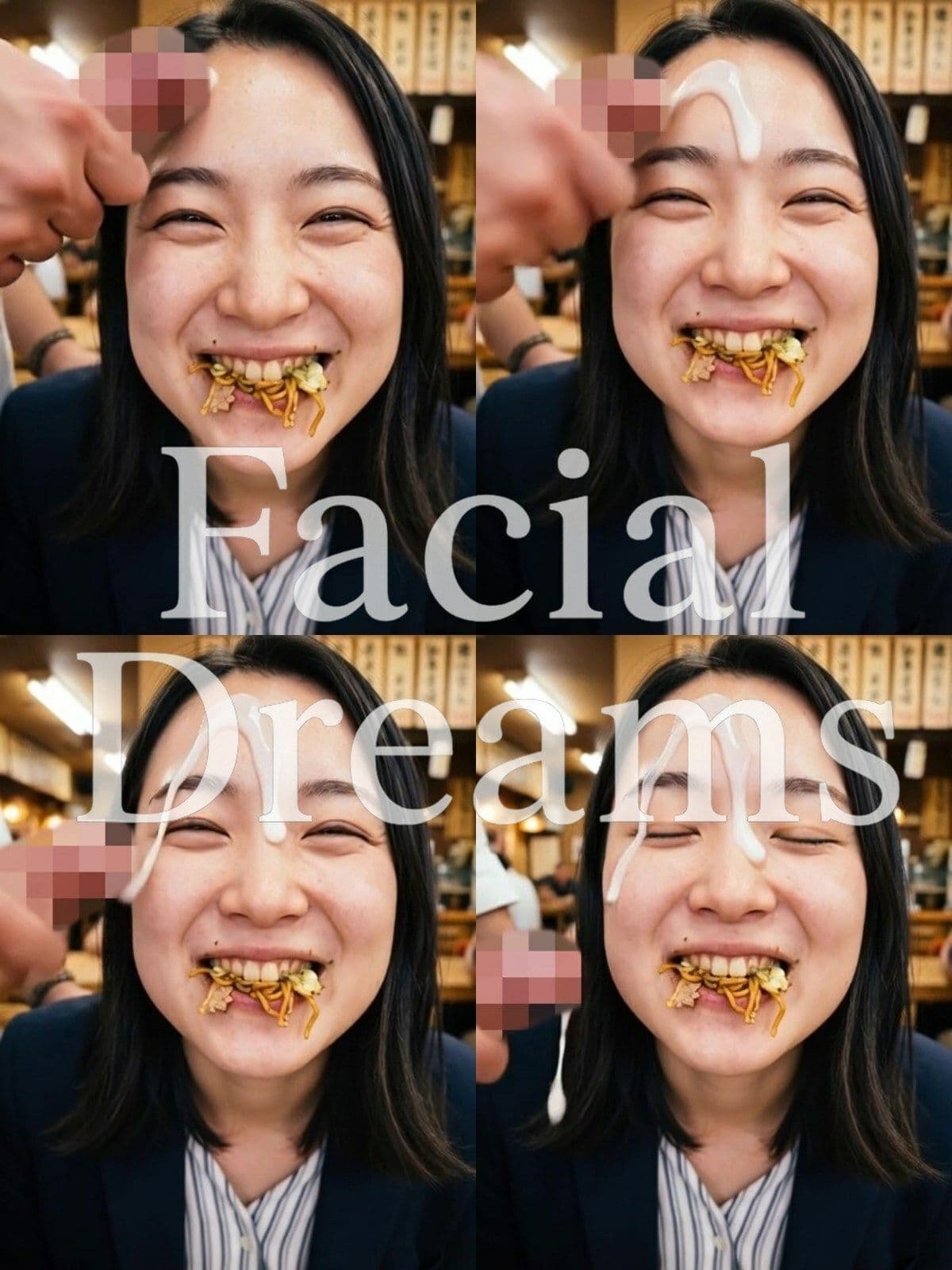 【顔射主義】Vol.8  食事編 33食分の顔射の瞬間を丁寧に描き出した写真集 Vol.8 サンプル10