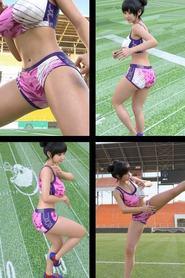 【▲100】大学生グラビアアイドル 一ノ瀬 廻里の陸上コス風写真集 Real_01 サンプル2