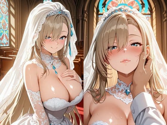 【甘々彼女記録。Ep14】〇ノ瀬アスナ 純白ウェディング編 499枚CG集 サンプル2
