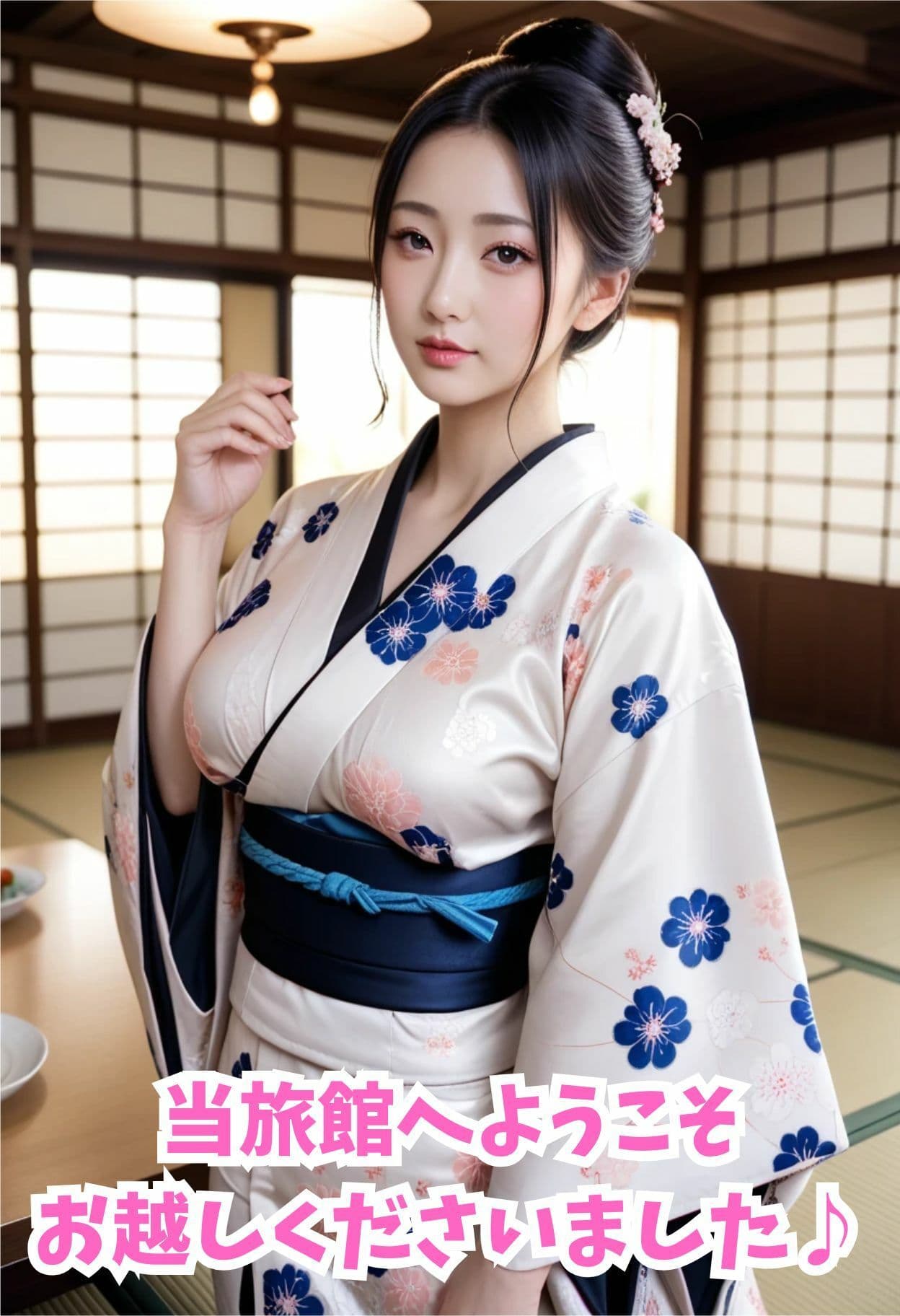巨乳若女将の密着おま〇こ接待  200枚完全収録＋おまけ動画6本 サンプル1