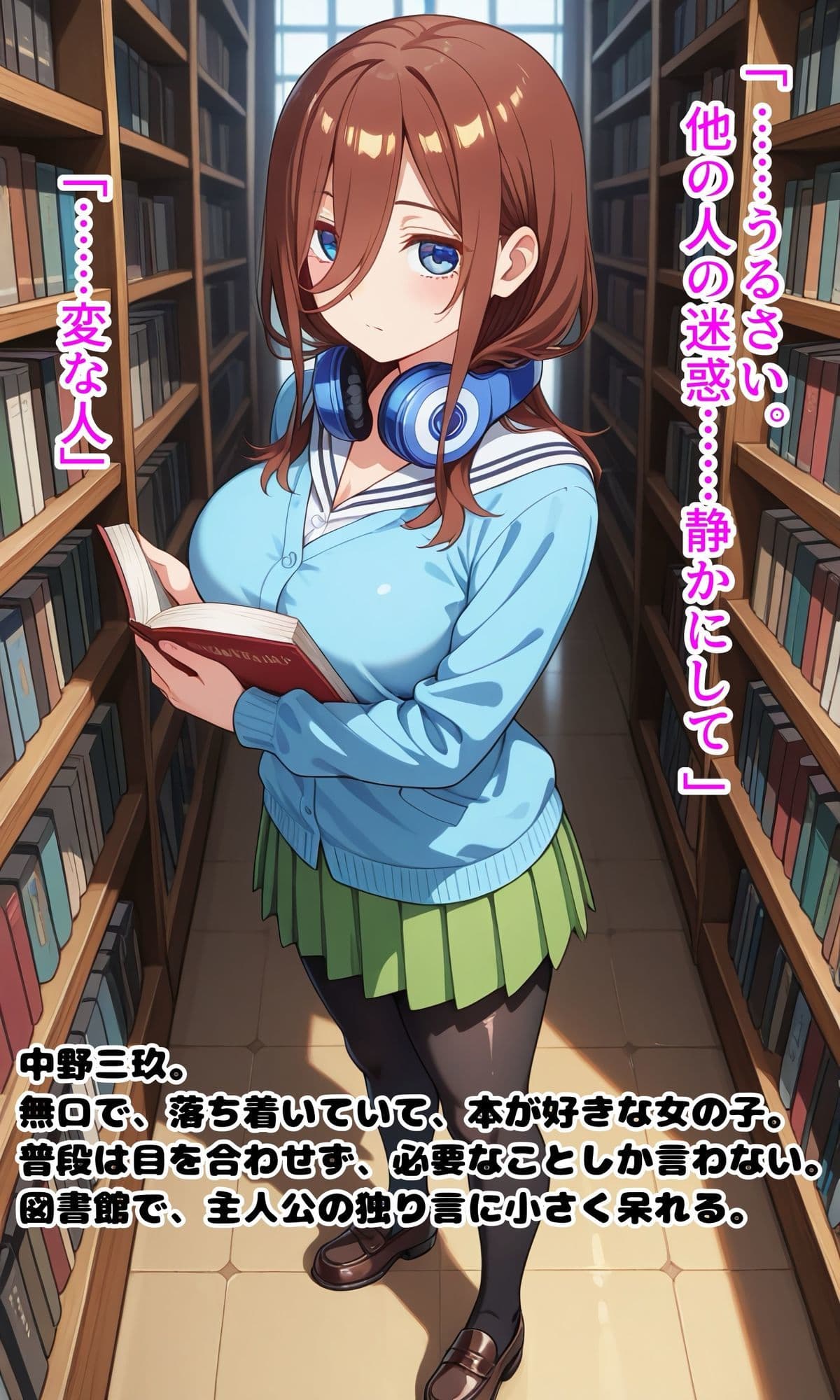 五等分の○嫁  HTKウイルス  ふたなり褐色三玖  〜アナル堕ち〜 サンプル3