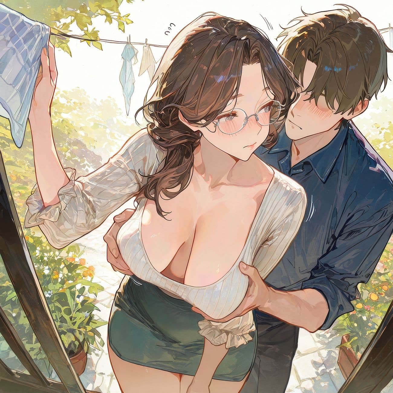 眼鏡 Green 美女 〜一軒家奥様編〜 私家版 サンプル1