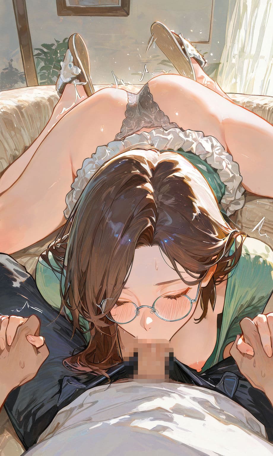眼鏡 Green 美女 〜一軒家奥様編〜 私家版 サンプル6