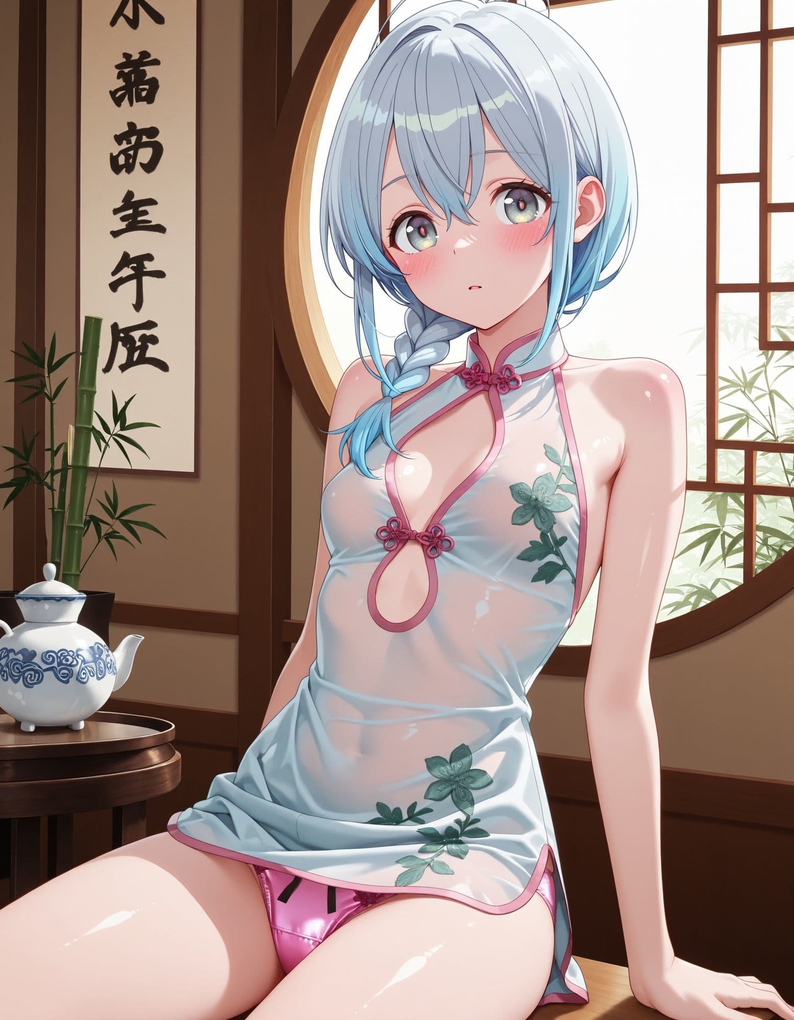 チャイナドレスでパンチラ6 サンプル1