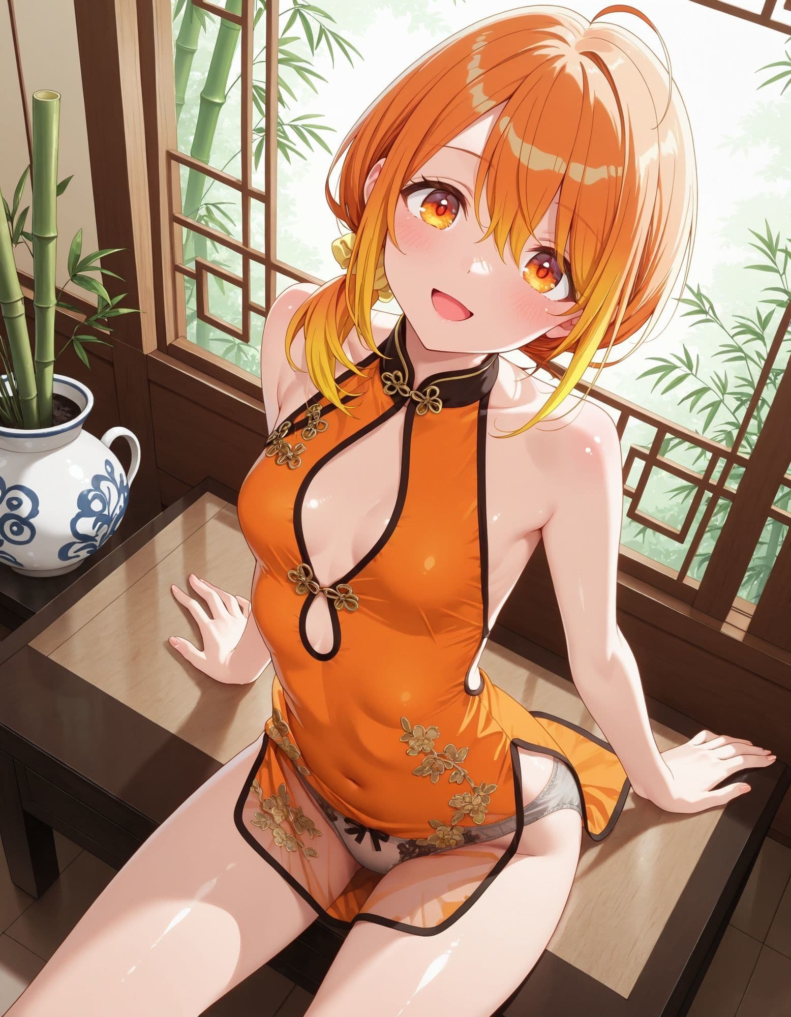 チャイナドレスでパンチラ6 サンプル3