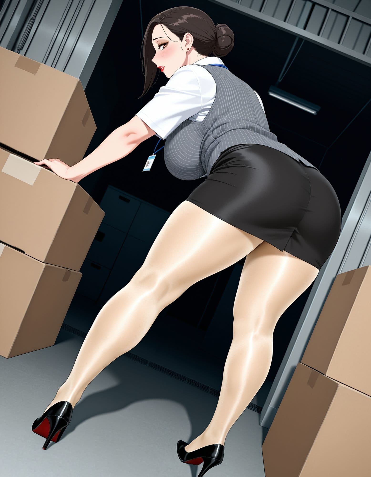 AI@熟女OL/パンスト娘 サンプル3