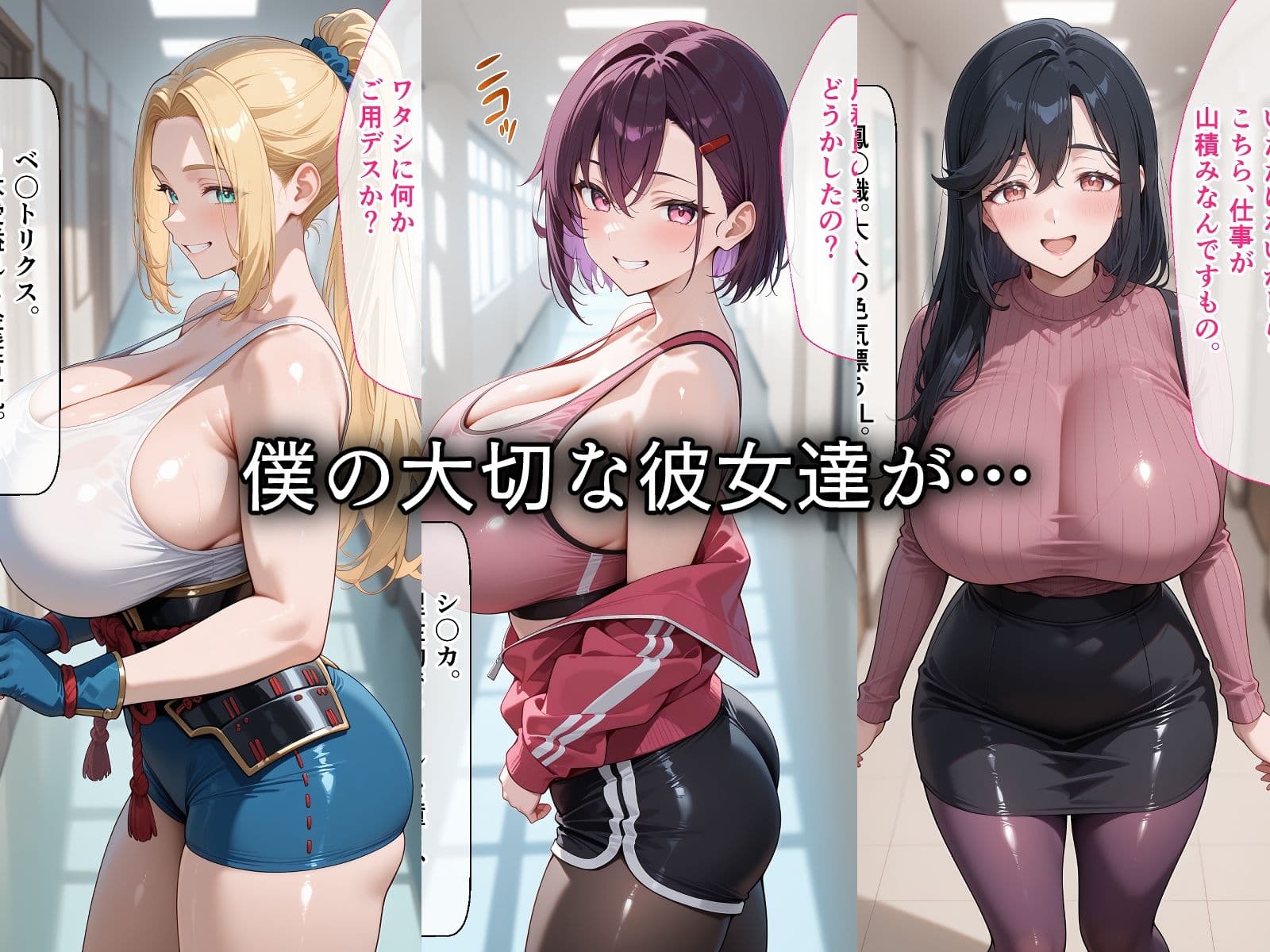 寝取られた巨乳サバイバーたち〜催〇アプリで種付け完了 サンプル1