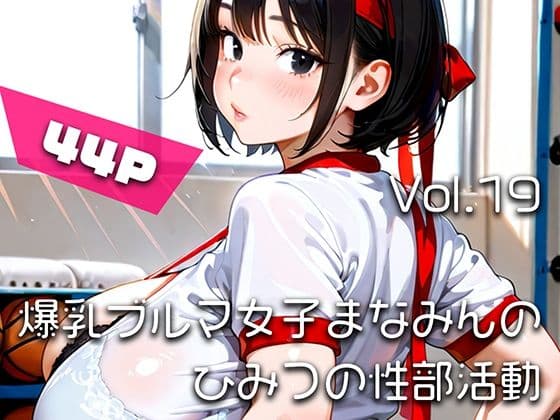 【AIアニメ巨乳美女写真集】Vol.19爆乳ブルマ女子まなみんのひみつの性部活動