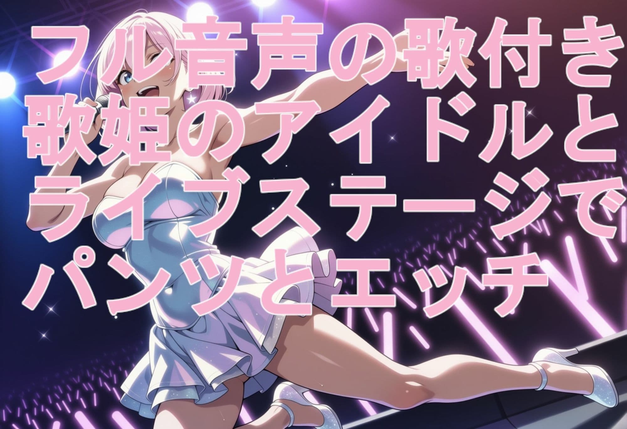 【超美麗動画の歌付き。歌音声付き。】アイドルの歌姫とライブステージでパンツとエッチ（高画質版） サンプル4