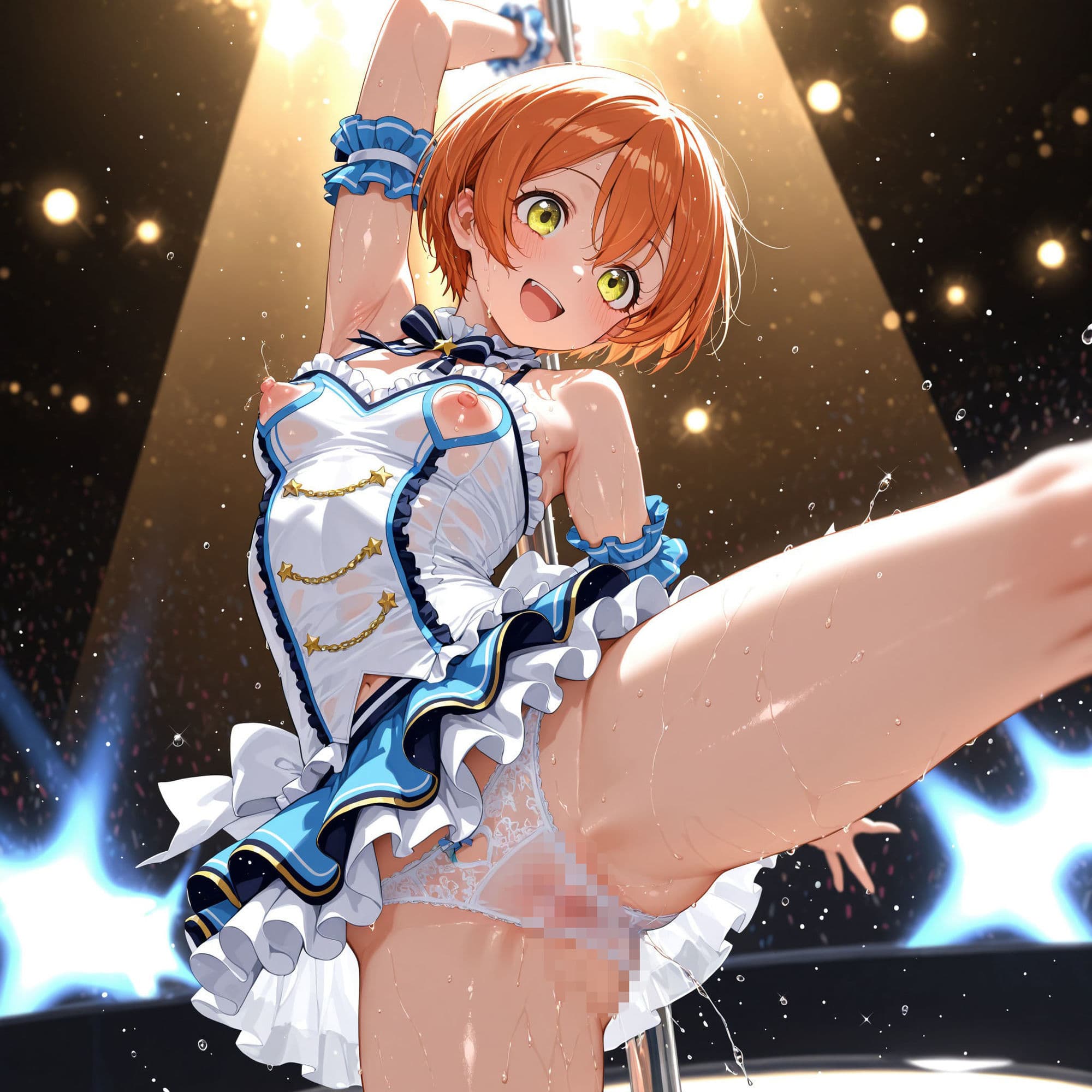 恥ジライブ！！ ポールダンス 海○・凛・真○ サンプル6
