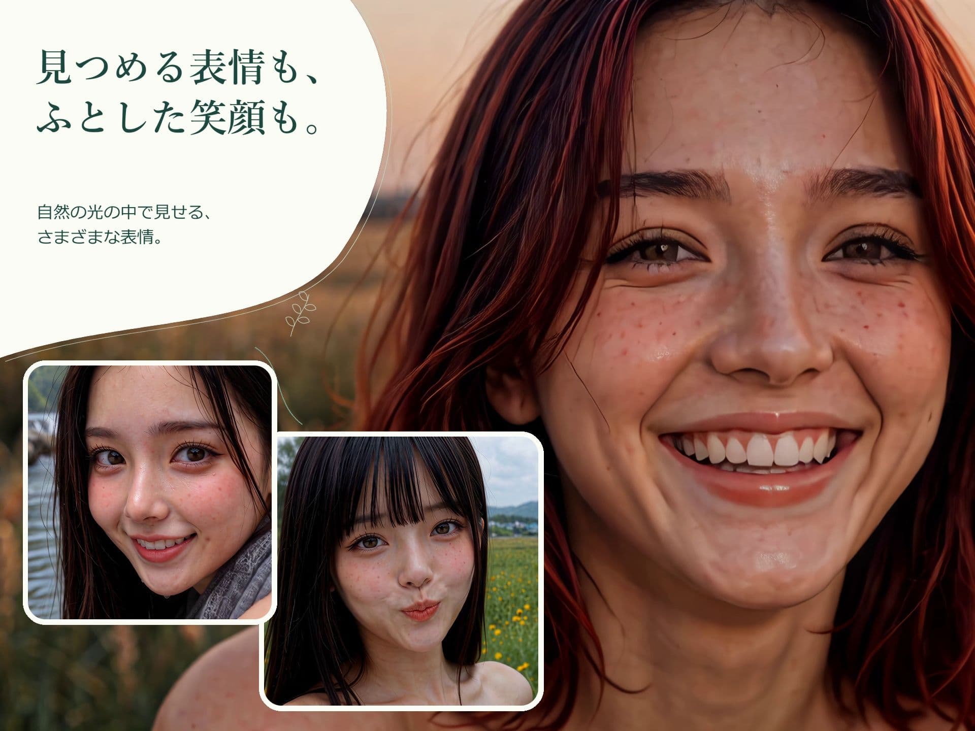 空と緑と、ふたりの時間。 サンプル2