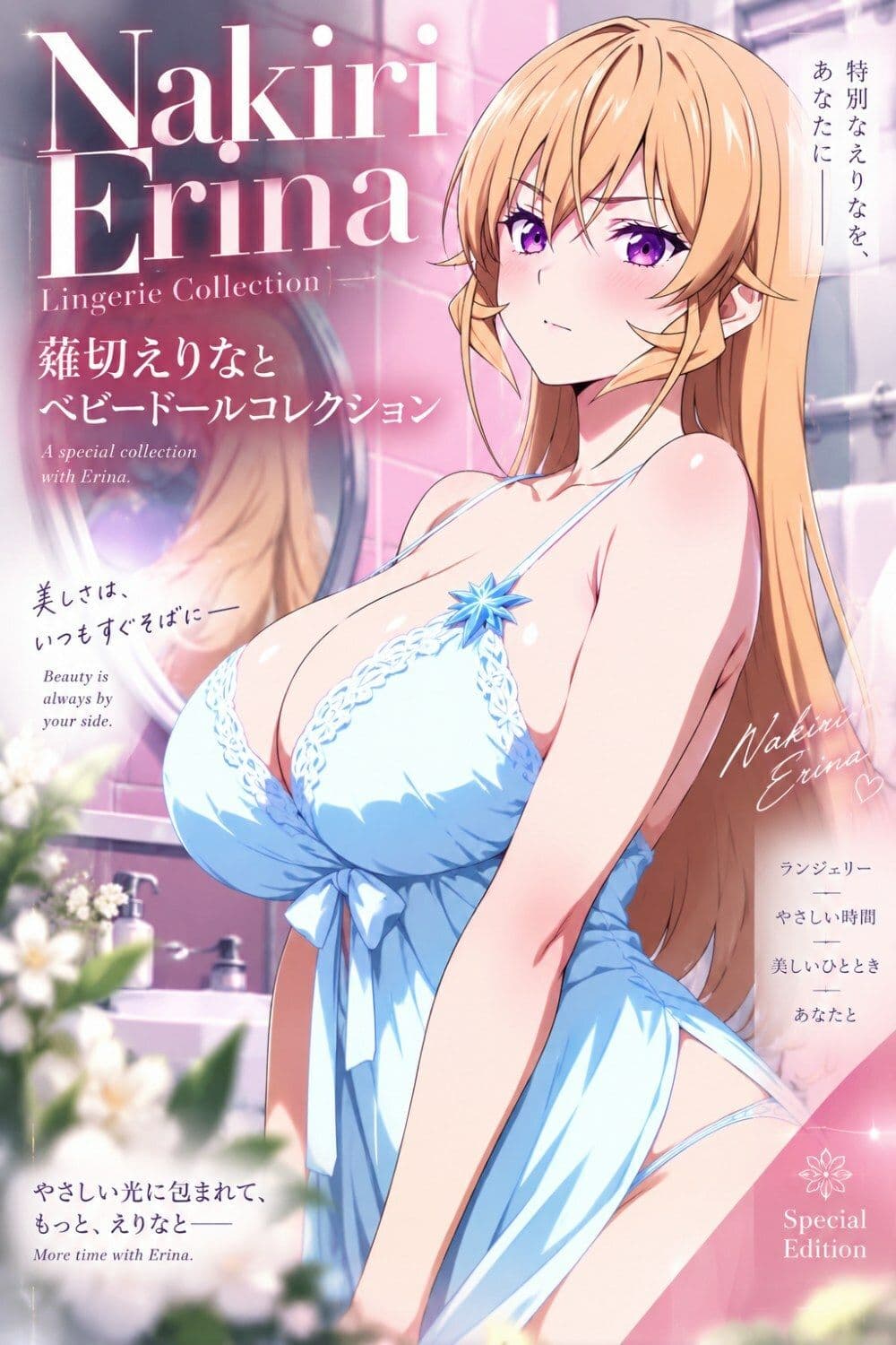 薙切えりなベビードールランジェリーコレクション サンプル3