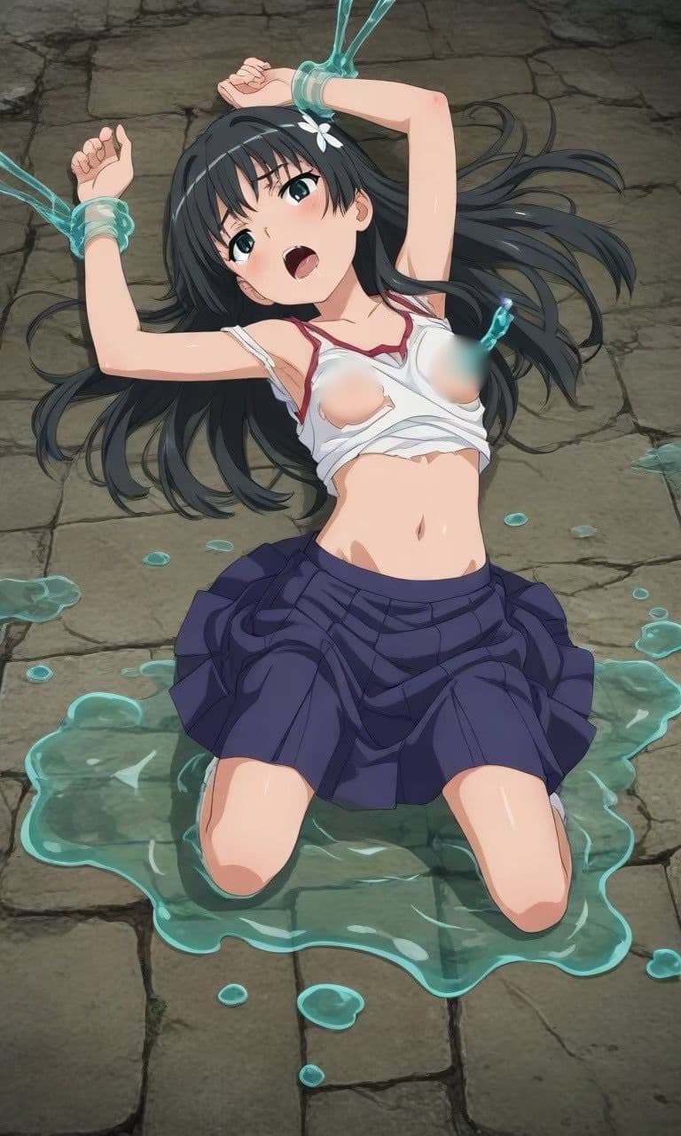 スライムに調教される佐天涙子 サンプル3