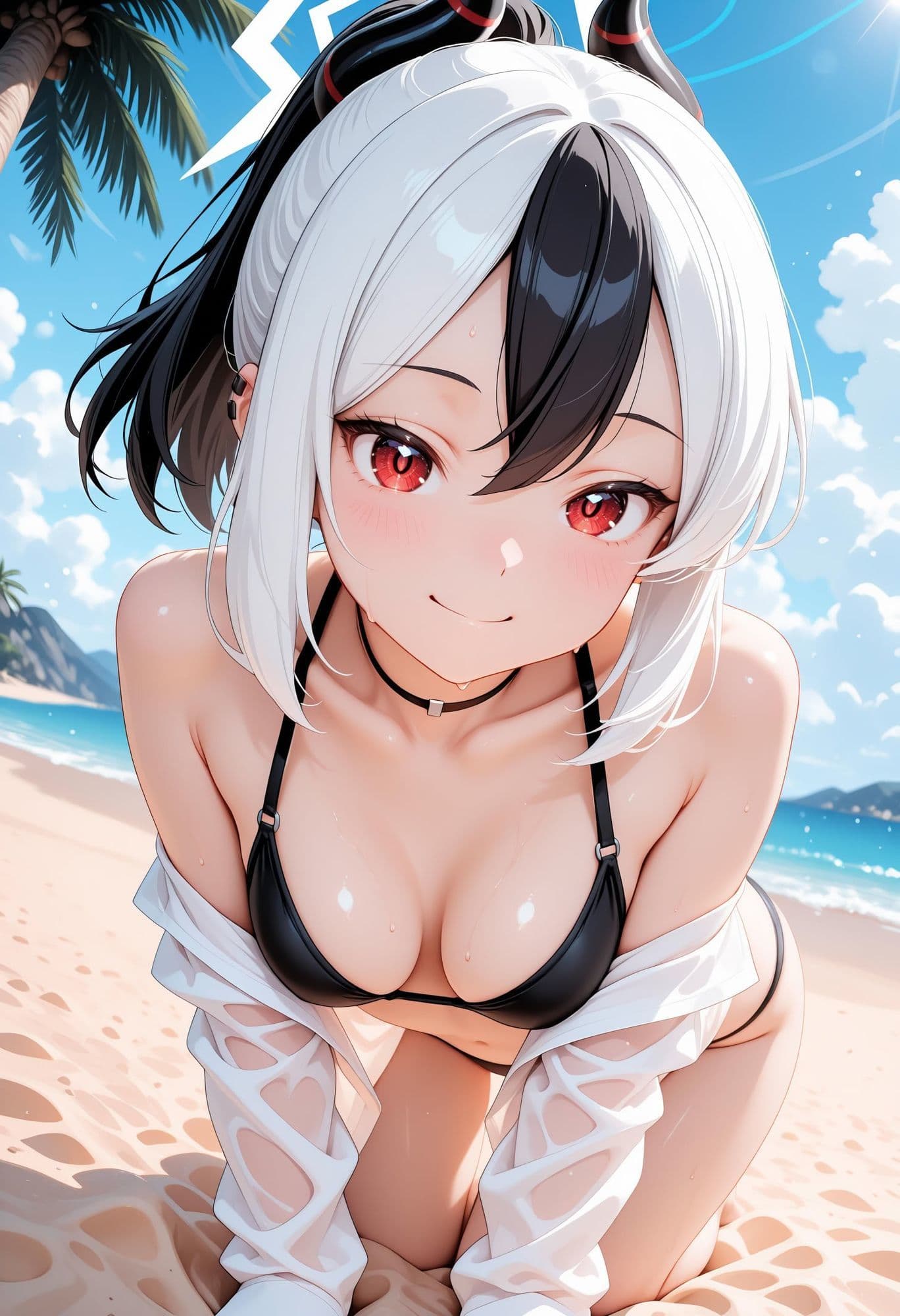 催●@渚物語 〜ブル〇カ 鬼〇カヨコ編〜 海水浴で賑わう常夏のビーチ、そして蘇るあの日の悪夢 サンプル1