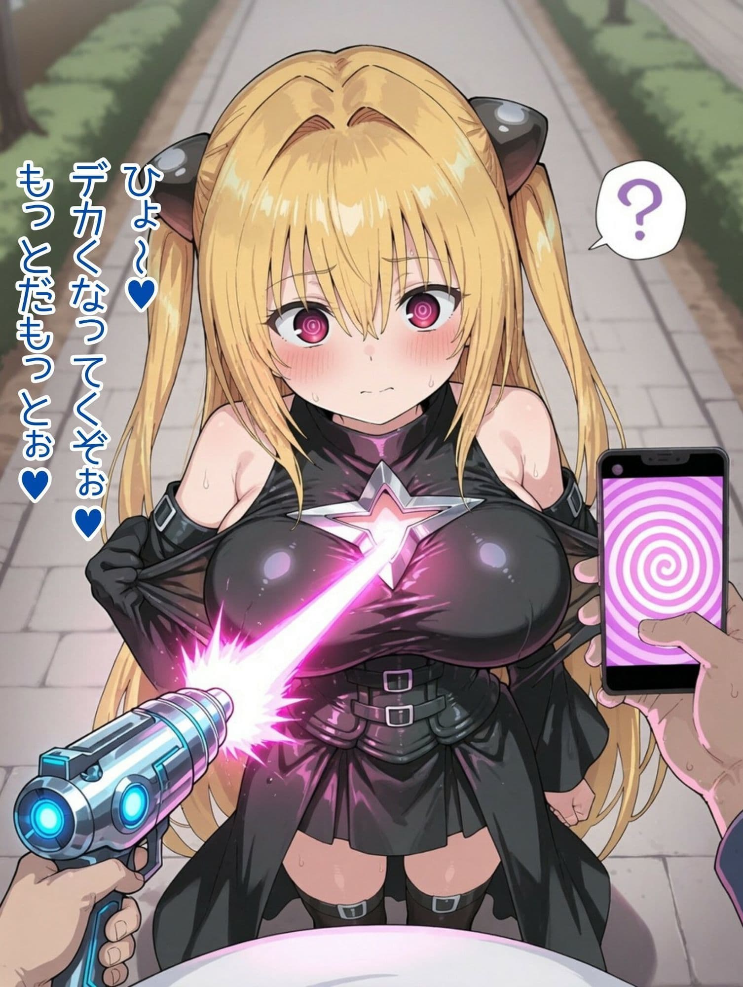 爆乳ヤミちゃんと催◯おじさん（ハート） サンプル2