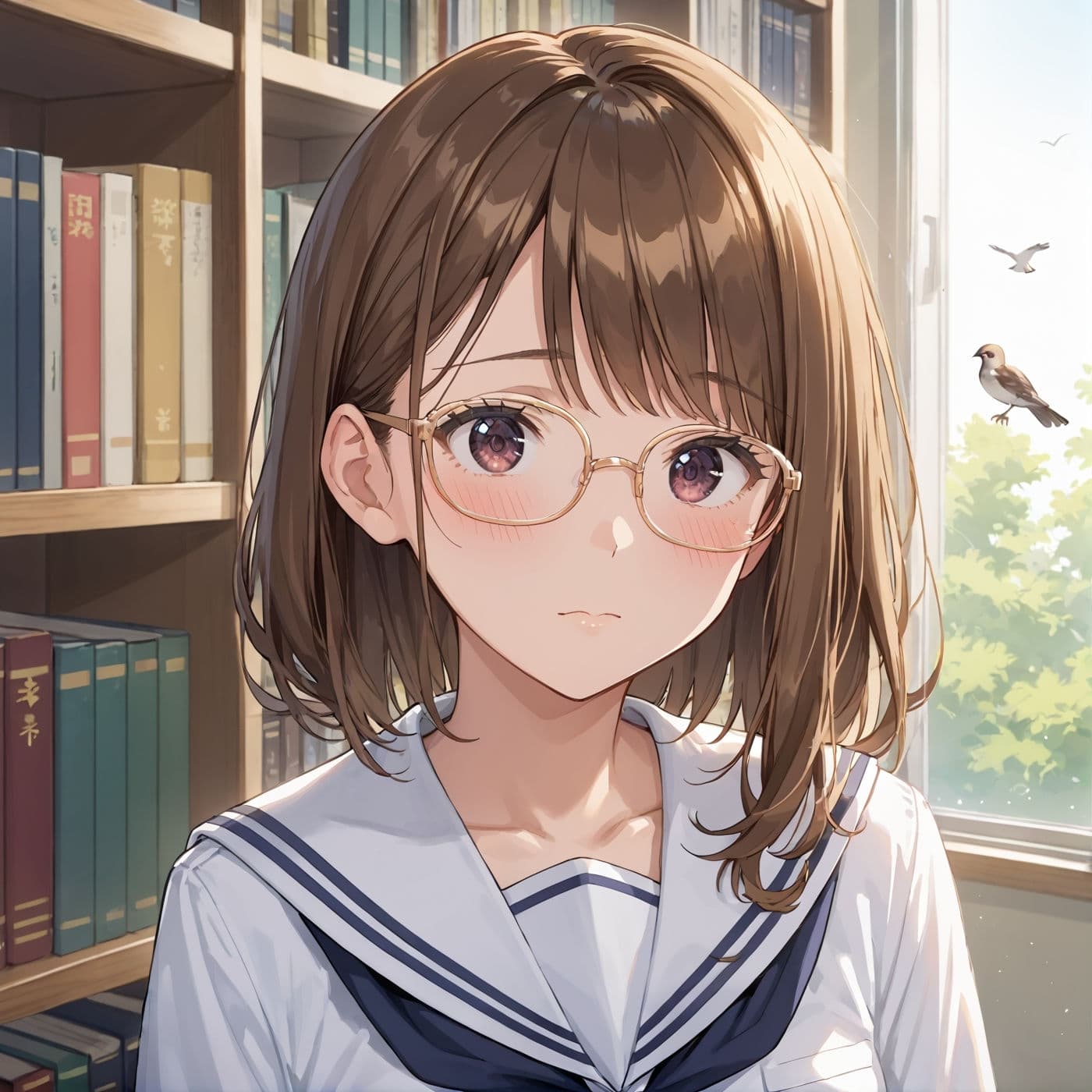 学園性活！図書委員と官能的な秘め事10【メガネ美少女の厳選CG500枚収録】 サンプル2