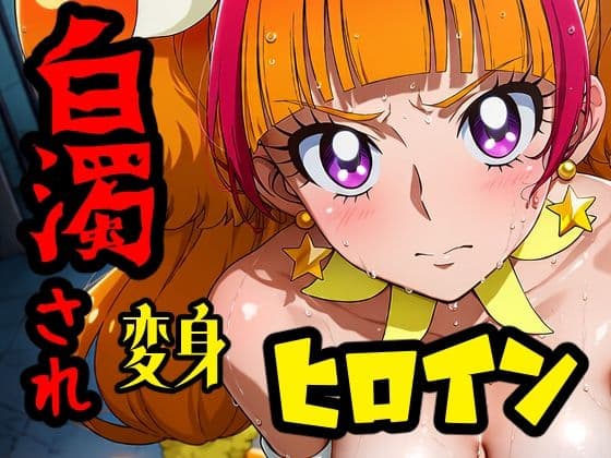 白濁され変身ヒロイン