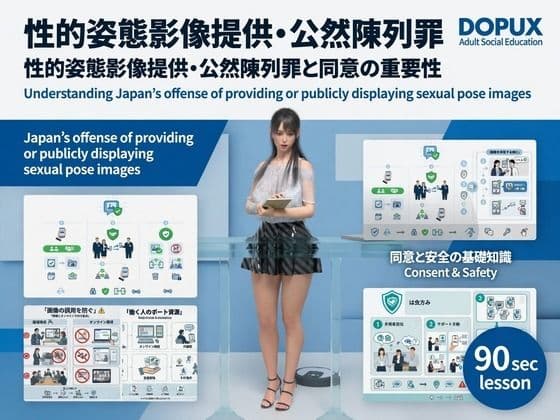 【△20】パンチラガチャ★二階堂 沙耶 大学に進学し強豪予備校『DOPUX（ドピュックス）』で社会人向け講座（性犯罪）を教える名物講師に！（Vol.012:性的姿態影像提供・公然陳列罪）